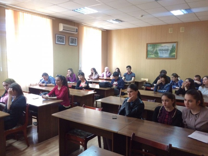 Встреча со студентами ДГУ
