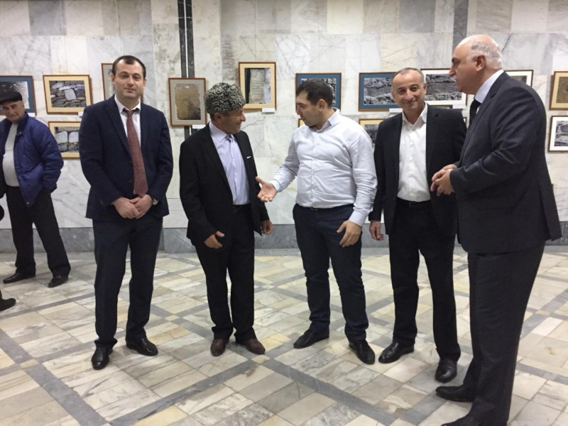 Выставка «Рутул. Сад камней» прошла в Национальной библиотеке